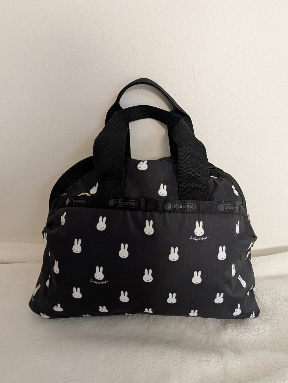 LeSportsac Miffy Domed Bowler Bowling Crossbody Bag - Picture 1 of 15